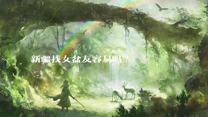 新疆找女盆友容易吗?